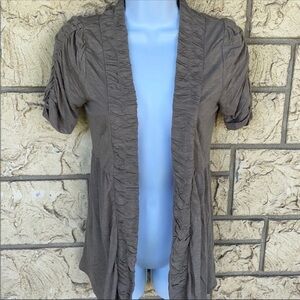 Daytrip Buckle cover up cute comfy Tan Career Cover Up Size XS Y2K